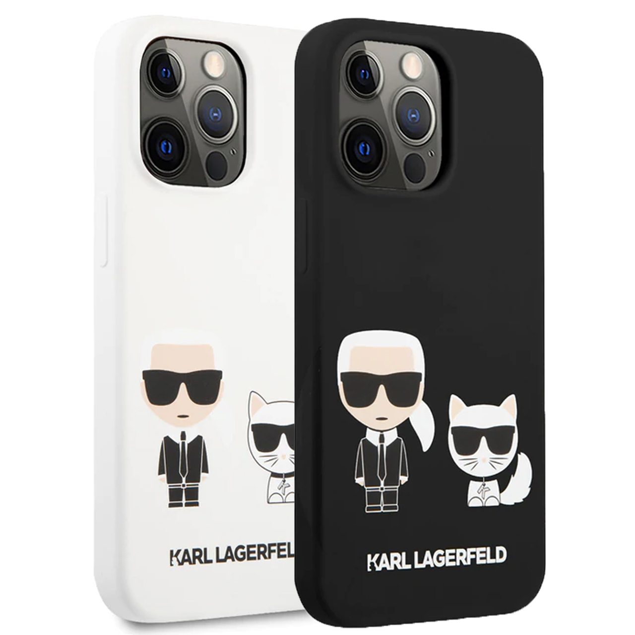 قاب سیلیکونی کارل لاگرفلد Karl Lagerfeld سیلیکونی اورجینال مدل Karl & Cat
