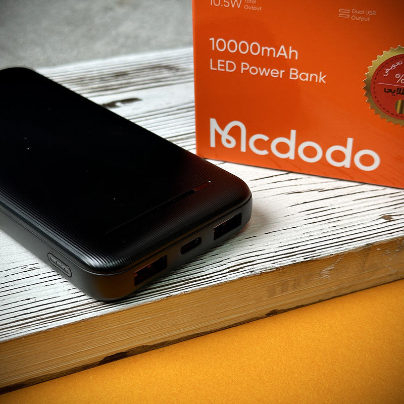 پاور بانکPower Bank مک دودو Mcdodo مدل MC-1360 10000 mAh با گارانتی