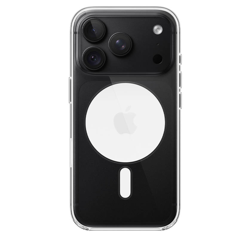 قاب شفاف مگسیف آیفون 18 Pro و 18 Pro Max طرح Apple