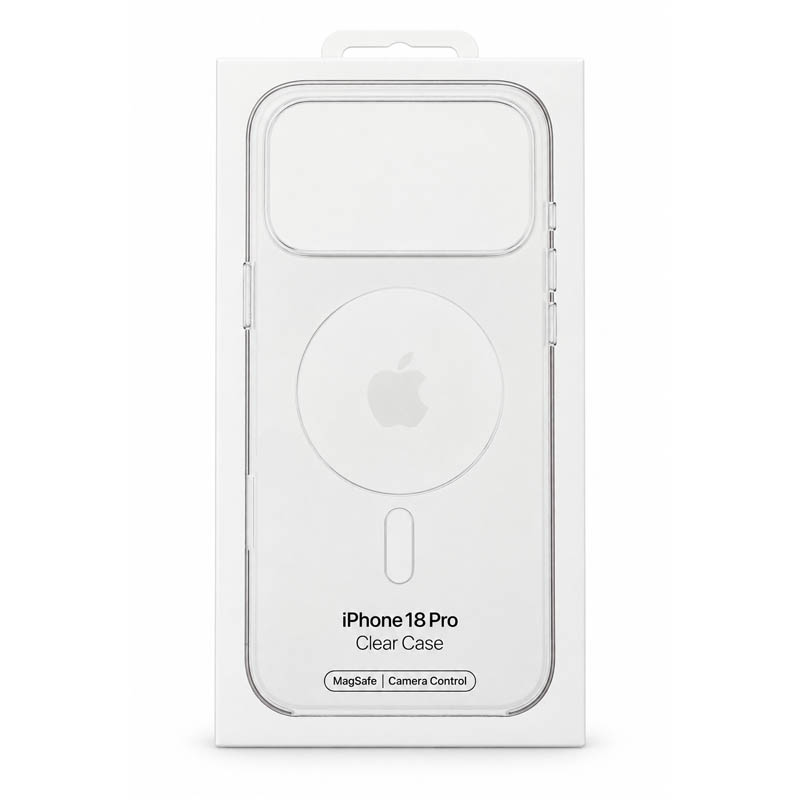 قاب شفاف مگسیف آیفون 18 Pro و 18 Pro Max طرح Apple