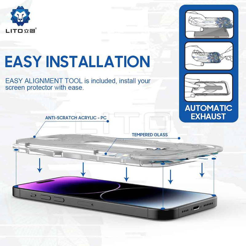 گلس پرایوسی لیتو LITO Magic Glass Box آیفون 18 پرو مکس
