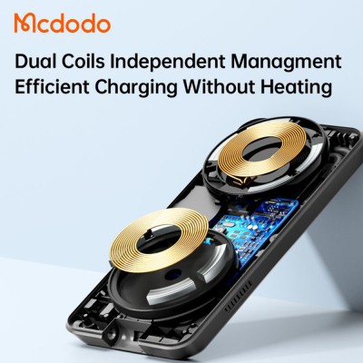 شارژر وایرلس و استند 3in1 ۲۵W مک دودو Mcdodo مدل CH-1150 بهمراه کابل با گارانتی