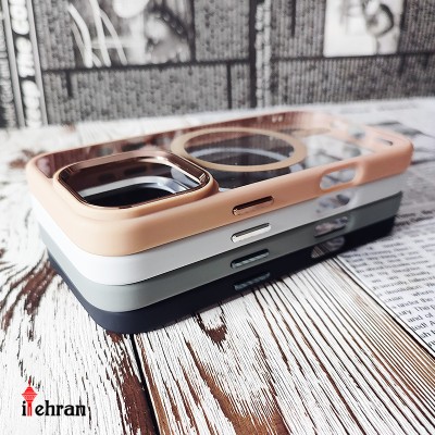قاب شفاف مگسیف Magsafe مجیک ماسک Magic Mask دور لنز برجسته