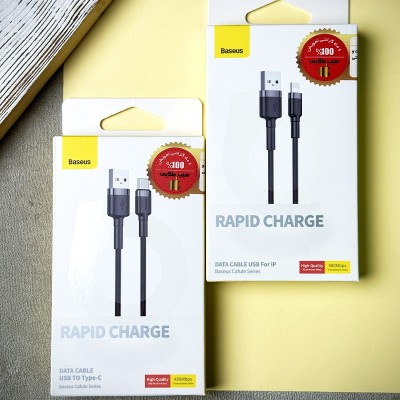 کابل شارژ باسئوس Baseus مدل Cafule Cable Type-c