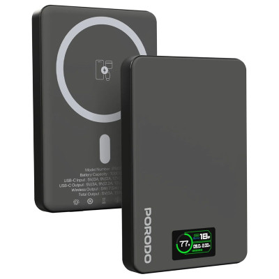 پاوربانک مگسیف 10000mAh پرودو Porodo مدل PBO85 با گارانتی