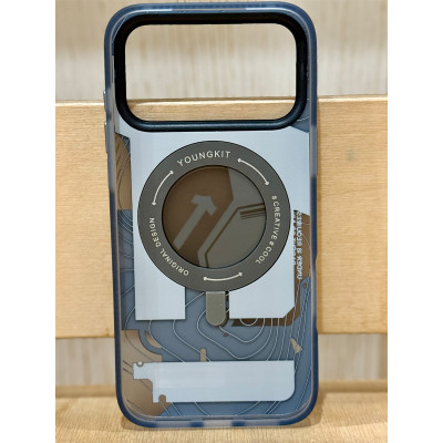 قاب چرمی مگسیف MagSafe یانگ کیت YOUNGKIT استند دار