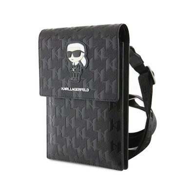 کیف کراس بادی چرمی موبایل کارل لاگرفلد KARL LAGERFELD اورجینال