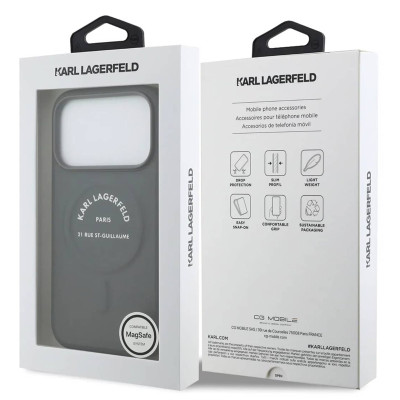 قاب چرمی مگسیف Magsafe کارل لاگرفلد Karl Lagerfeld اورجینال مدل ساده