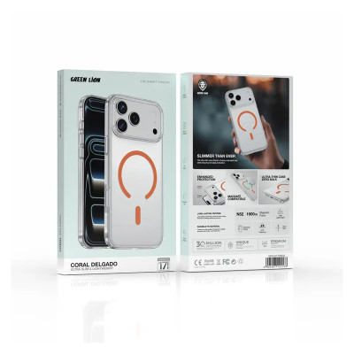 قاب مگسیف MagSafe گرین Green مدل CORAL DELGADO