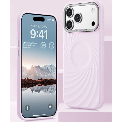 قاب چرمی مگسیف MagSafe ممومی memumi مدل نگین دار