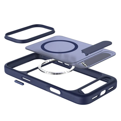 قاب مگسیف MagSafe  ضد ضربه لولو Levelo مدل استند دار Matteo