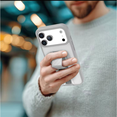 قاب مگسیف MagSafe ضد ضربه لولو Levelo مدل استند دار Morphix Clara