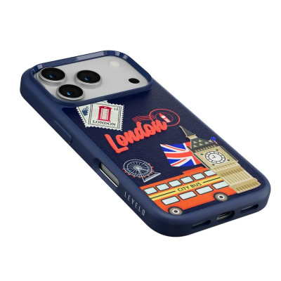 قاب چرمی ضد ضربه لولو Levelo مدل Vallo London