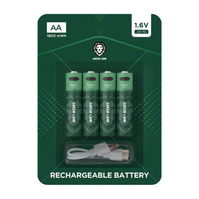 باتری قلمی قابل شارژ گرین لاین GREEN  مدل GNRGBAA