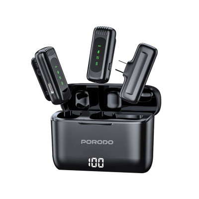 میکروفون بی سیم پرودوPorodo مدل Lavalier Microphone PD-LDMCLA با گارانتی