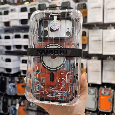 قاب مگسیف MagSafe یانگ کیت YOUNGKIT مدل طرح دار