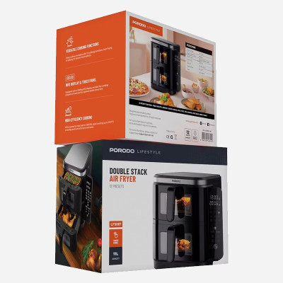 هواپز و سرخ کن 11 لیتری  دو طبقه PORODOپرودو مدلLFS087