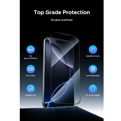 گلس KUZOOM پک 10 عددی آیفون 17 Pro و 17 Pro Max و 18 Fold