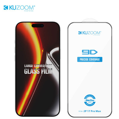 گلس KUZOOM پک 10 عددی آیفون 17 Pro و 17 Pro Max و 18 Fold