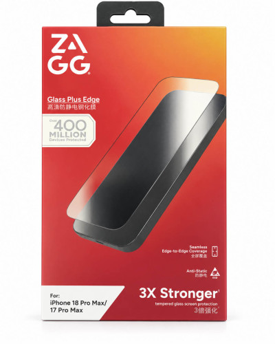 محافظ صفحه نمایش ZAGG Glass Plus Edge آیفون