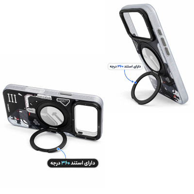 قاب مگ‌سیف طرح‌دار YOUNGKIT آیفون 18 Pro Max