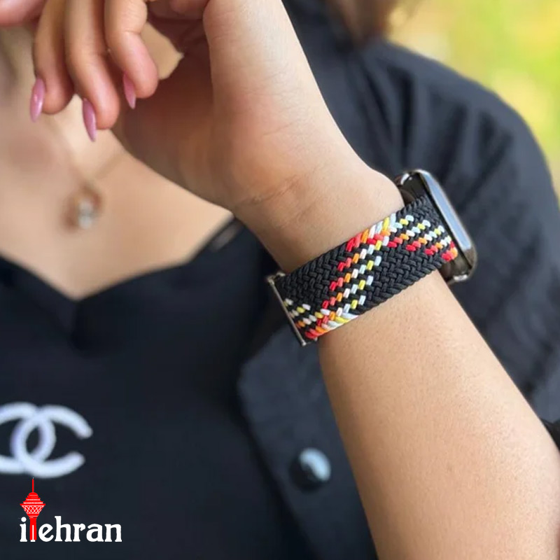 بند اپل واچ WATCH BAND مدل بافت چند رنگ