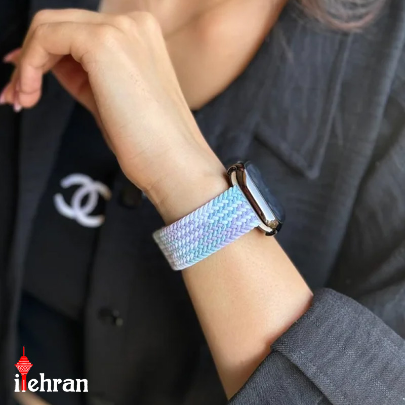 بند اپل واچ WATCH BAND مدل بافت چند رنگ