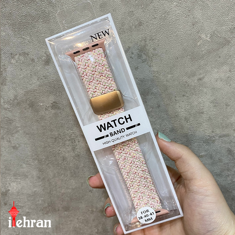 بند اپل واچ WATCH BAND مدل بافت چند رنگ