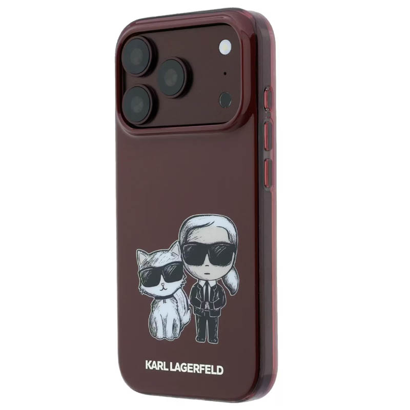 قاب مگ‌سیف کارل لاگرفلد Karl & Choupette زرشکی