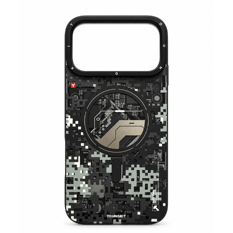قاب مگ‌سیف طرح‌دار YOUNGKIT آیفون 18 Pro Max