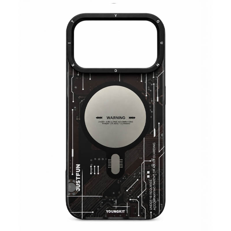 قاب مگ‌سیف طرح‌دار YOUNGKIT آیفون 18 Pro Max
