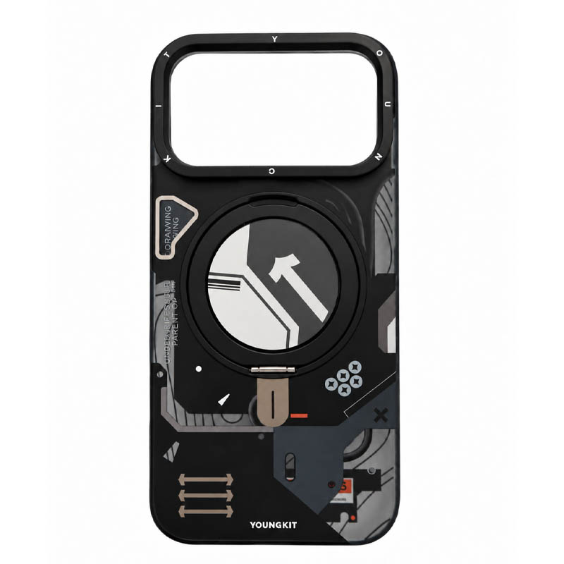 قاب مگ‌سیف طرح‌دار YOUNGKIT آیفون 18 Pro Max
